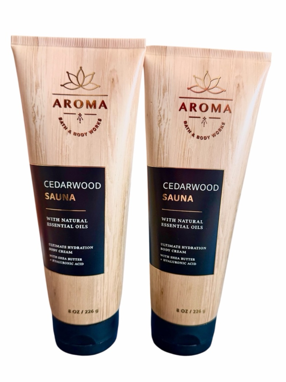Bath & Body Works 8oz Body Cream Set - Cedarwood Sauna